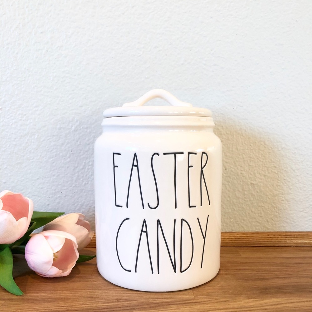 Rae Dunn EASTER CANDY Canister